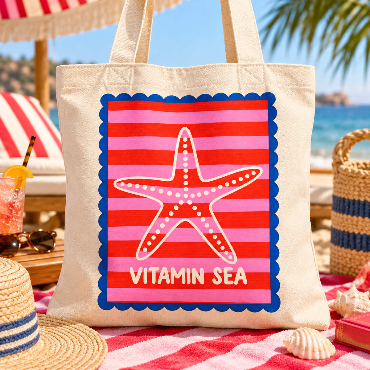 Vitamin Sea Beach Tote